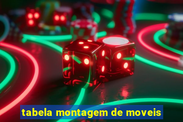 tabela montagem de moveis